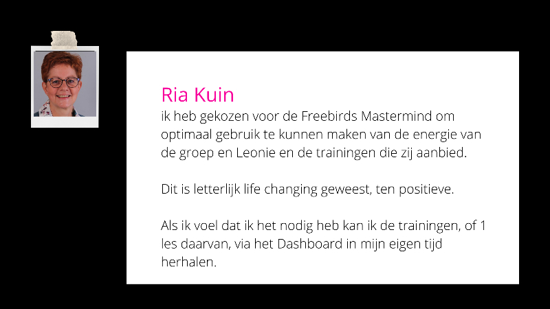 Recensie Freebirds Mastermind Ria K - 800 x 450