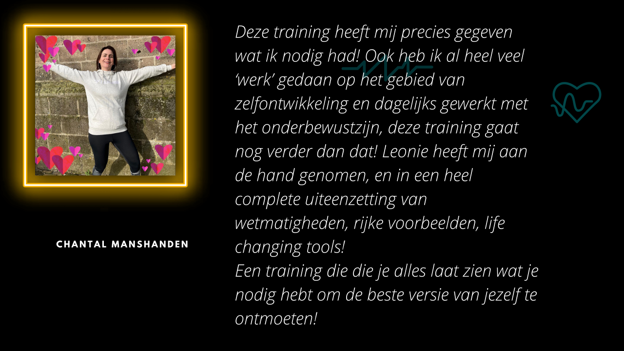 Reset training recensie - Chantal