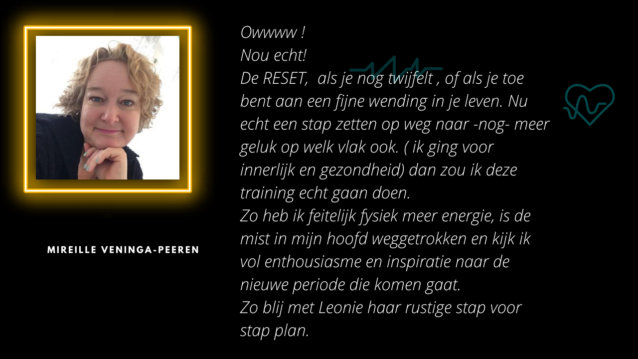 Reset training recensie - Mireille