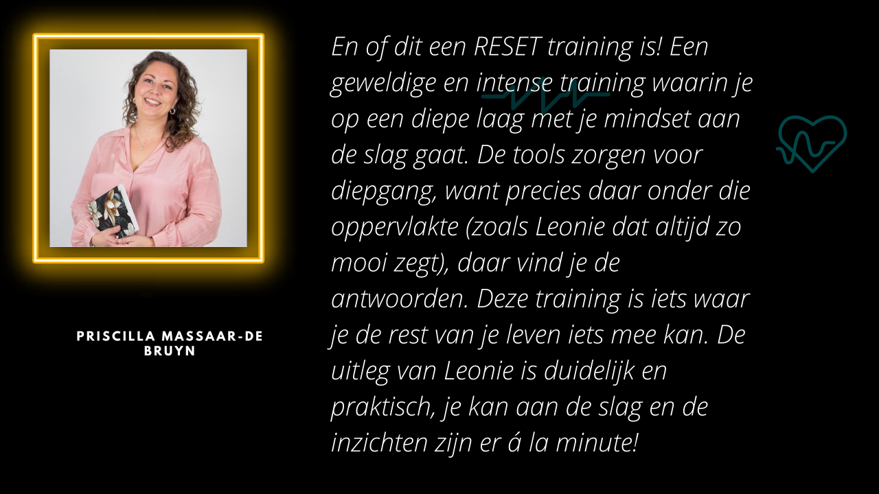 Reset training recensie - Priscilla