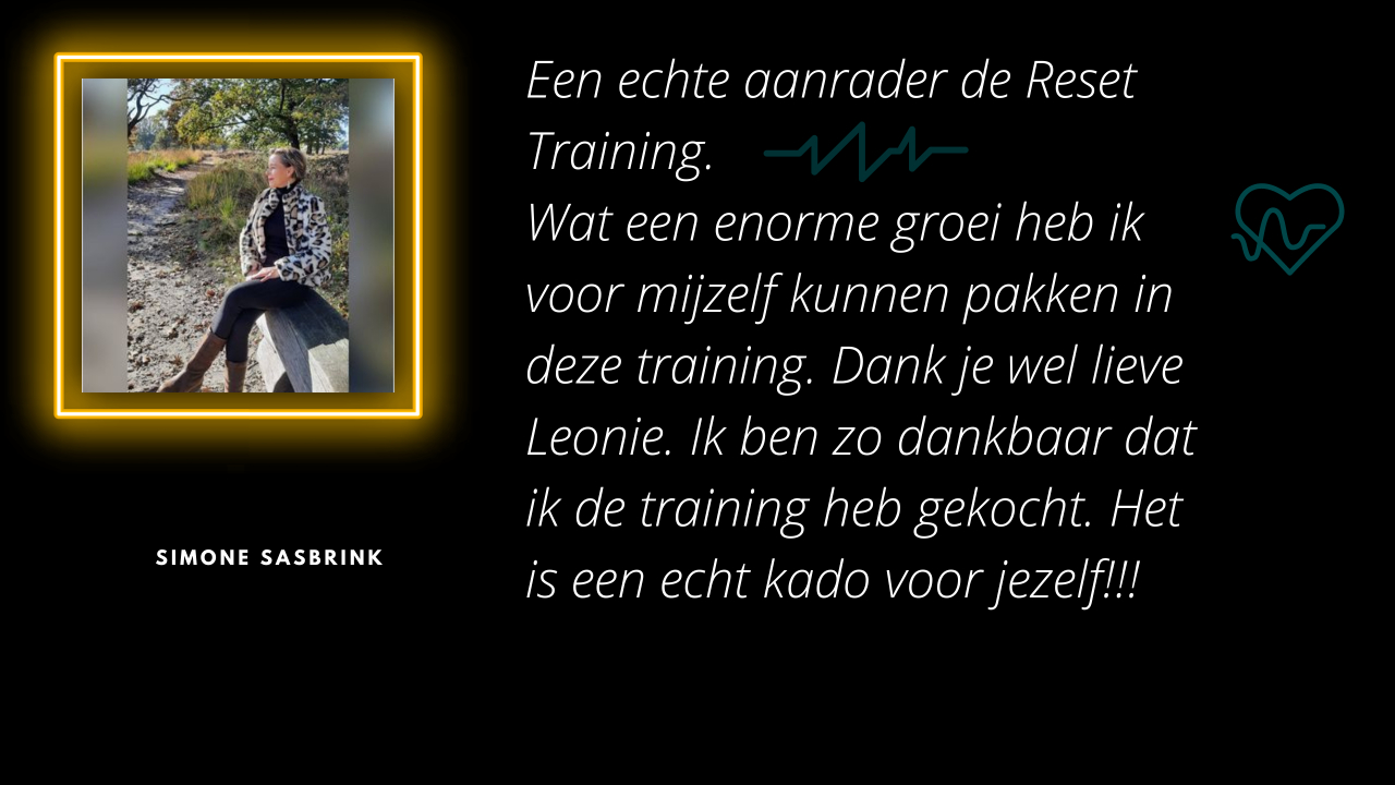 Reset training recensie - Simone