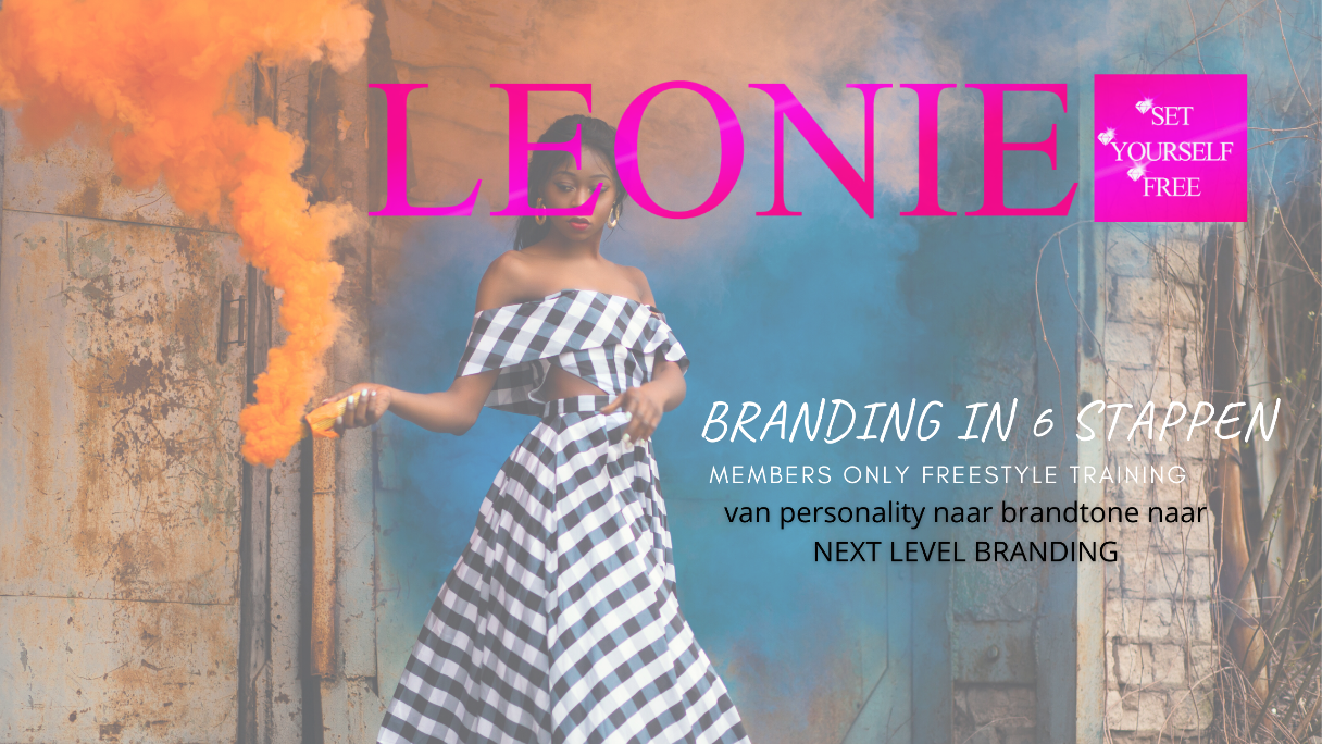 Leonie Set Yourself Free - branding in 6 stappen