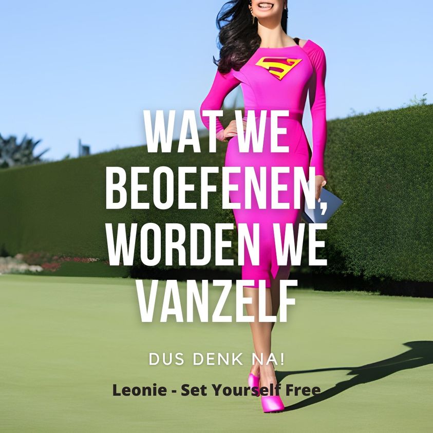 Waar je mee oefent, word je vanzelf beter in… Waar je mee oefent, word je vanzelf beter in…